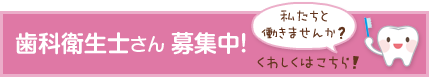 歯科衛生士さんを募集しています
